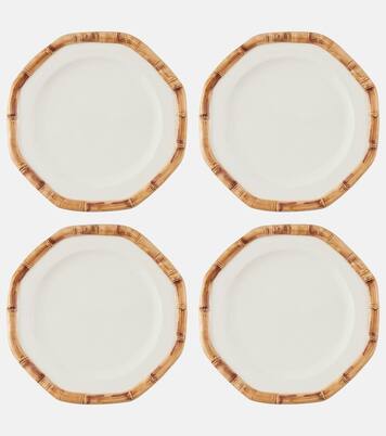 Set Bamboo aus vier Speisetellern | Les-Ottomans