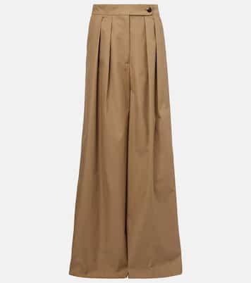 Weite Low-Rise-Hose aus Baumwoll-Twill | Dries Van Noten