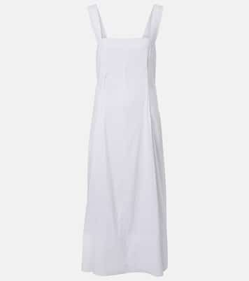 Linen-blend midi dress | Vince