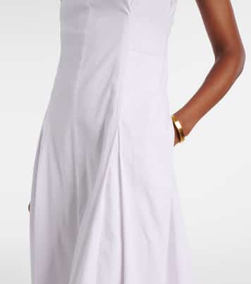 Linen-blend midi dress | Vince