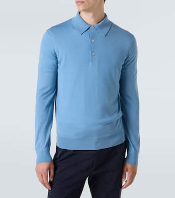 Cashmere and silk polo shirt | Tom Ford