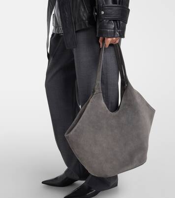 Phantom Large suede tote bag | Aesther Ekme