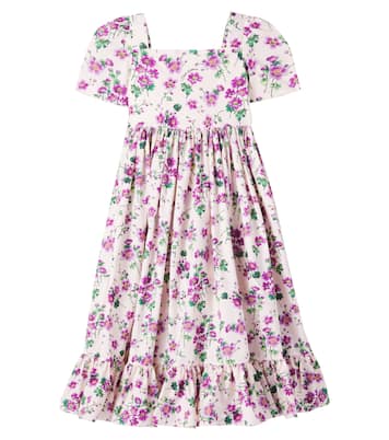Kleid aus Baumwollpopeline | Dolce&Gabbana Kids