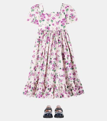 Kleid aus Baumwollpopeline | Dolce&Gabbana Kids