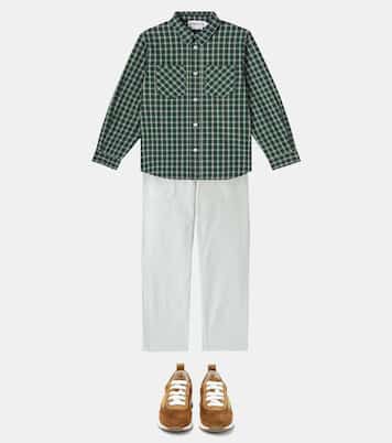 Checked cotton shirt  | Bonpoint