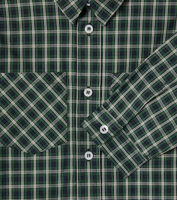 Checked cotton shirt  | Bonpoint