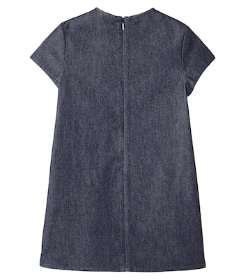 Kleid Web Stripe aus Denim | Gucci Kids