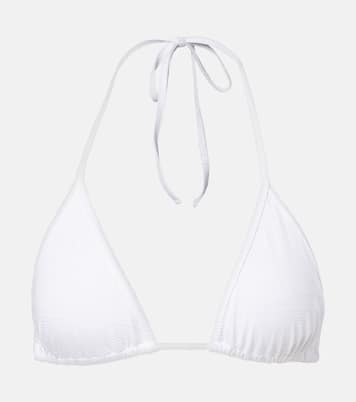 Monogram pointelle bikini top | Toteme