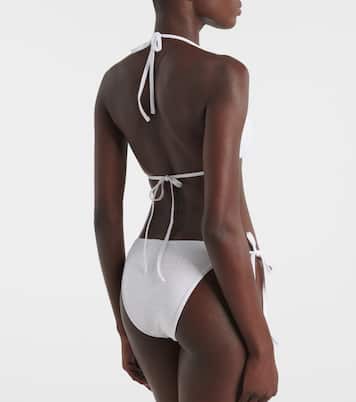 Monogram pointelle bikini top | Toteme