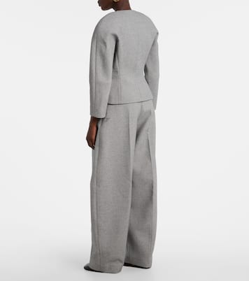 Weite Hose Curvo aus Baumwolle und Wolle | Jacquemus
