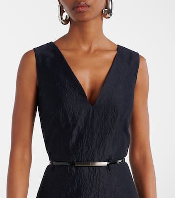 Robe midi Lyon en coton et soie | Max Mara