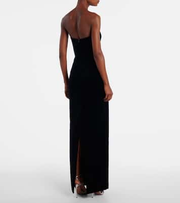 Abito lungo Laelia in velluto di cotone | Emilia Wickstead