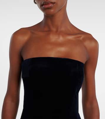 Abito lungo Laelia in velluto di cotone | Emilia Wickstead