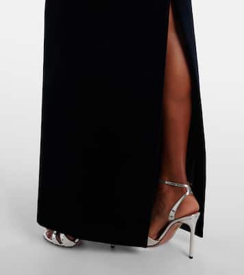 Abito lungo Laelia in velluto di cotone | Emilia Wickstead