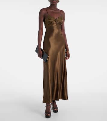 Debbie 110 leather platform sandals | Saint Laurent