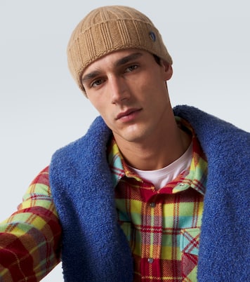 Cashmere beanie with lapis lazuli | God's True Cashmere