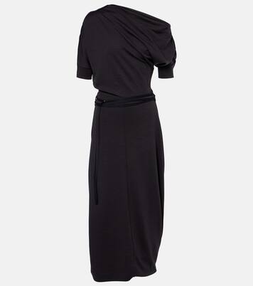 Twisted Hem jersey midi dress | Lemaire