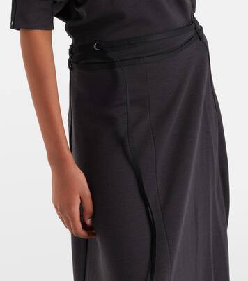 Twisted Hem jersey midi dress | Lemaire