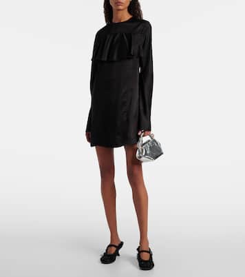 Miniabito con ruches e schiena scoperta | Ganni