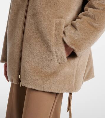 Olivia reversible alpaca and wool down jacket | Max Mara