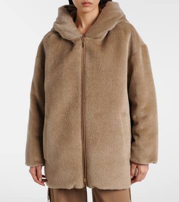 Olivia reversible alpaca and wool down jacket | Max Mara