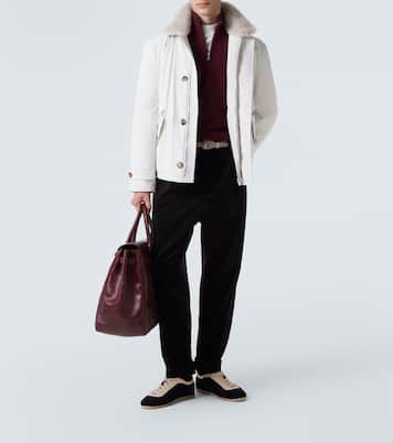Shearling-lined jacket | Brunello Cucinelli