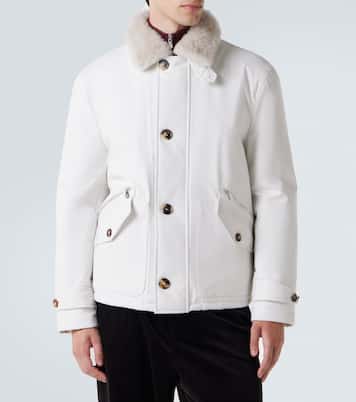 Shearling-lined jacket | Brunello Cucinelli
