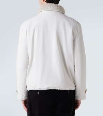 Shearling-lined jacket | Brunello Cucinelli