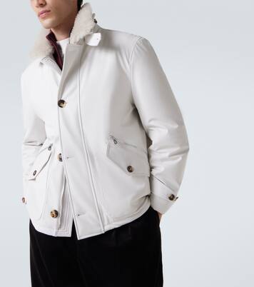 Shearling-lined jacket | Brunello Cucinelli