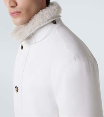 Shearling-lined jacket | Brunello Cucinelli