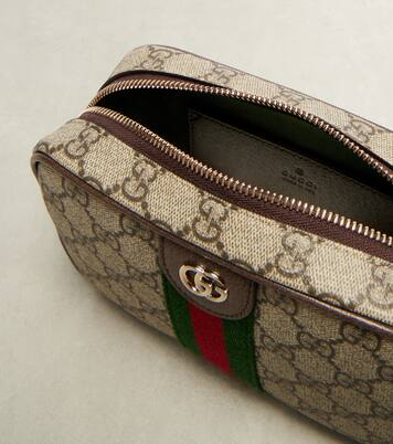 Bolso cruzado Ophidia Small con piel | Gucci