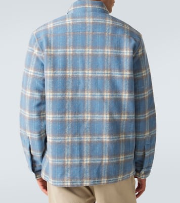 Plaid wool-blend flannel shirt | Polo Ralph Lauren