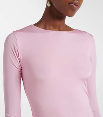 Vestido largo Amay de jersey floral | Cala de la Cruz