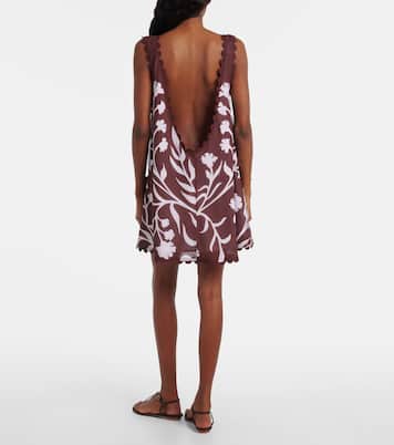 Bedrucktes Minikleid aus Baumwolle | Juliet Dunn