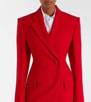 Blazer péplum en toile | Sportmax