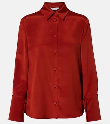 Chemise Voliera en satin de soie mélangée | Max Mara