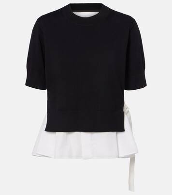 Paneled top | Sacai