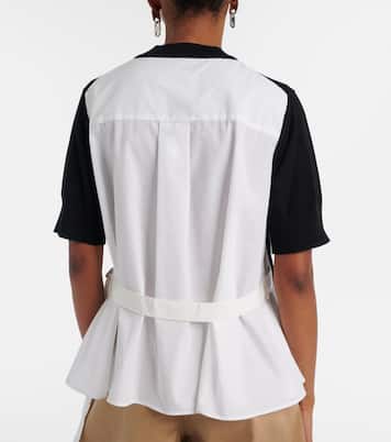 Paneled top | Sacai