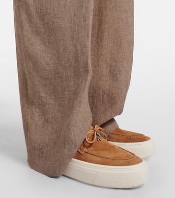Suede boat shoes | Hogan