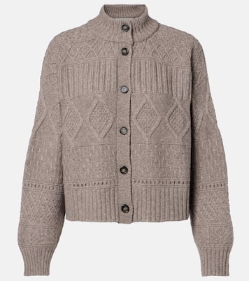 Amory cable-knit wool-blend cardigan | Altuzarra
