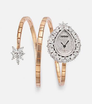 Y-Momento 18kt gold (750/1000) watch with diamonds | Yeprem