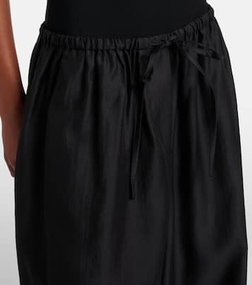 Gathered wide-leg pants | Entire Studios