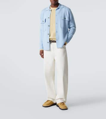 Wool and cashmere overshirt | Allude