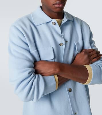 Wool and cashmere overshirt | Allude