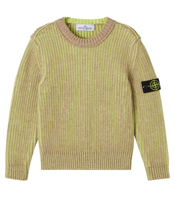 Compass cotton sweater | Stone Island Junior