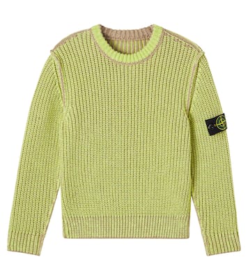 Compass cotton sweater | Stone Island Junior