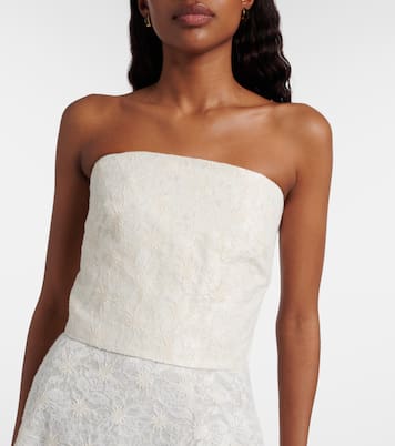 Elegante Agile floral crop top | Max Mara