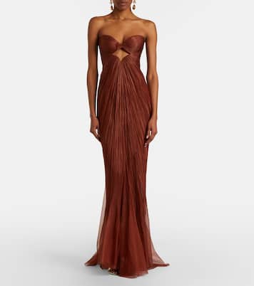 Robe bustier Rachel en soie | Maria Lucia Hohan