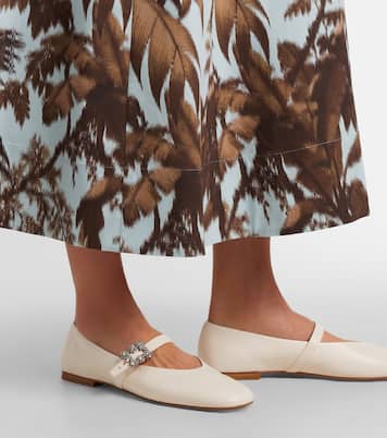 Roundytoe leather ballet flats | Roger Vivier