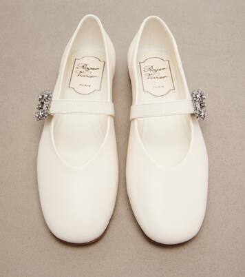 Ballerines Roundytoe en cuir | Roger Vivier